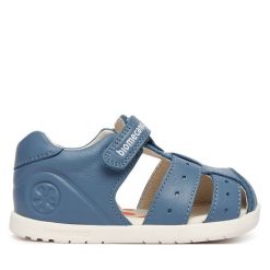 Sandały Biomecanics. Niebieskie sandały chłopięce Biomecanics, bez zapięcia. Za 259.99 zł.