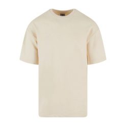 Męska Koszulka Z Frotte Z Okrągłym Dekoltem. Brązowe koszulki sportowe męskie Urban Classics, m, bez wzorów, bez kołnierzyka, bez ramiączek, trekkingowe. Za 85.99 zł.