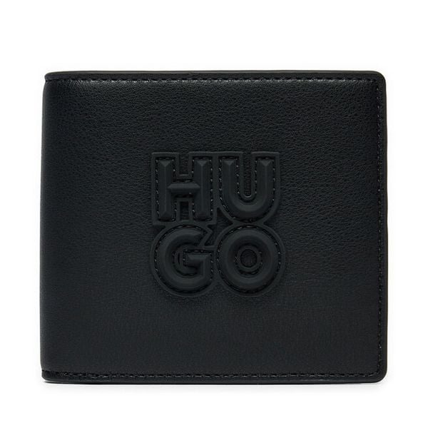 Portfel HUGO. Czarne portfele męskie Hugo, bez wzorów. Za 549.99 zł.