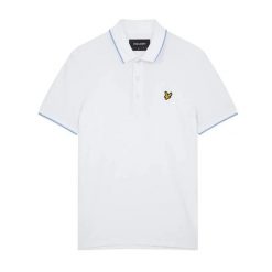 Polo Lyle & Scott. Białe koszulki polo męskie LYLE AND SCOTT, m, bez wzorów, bez ramiączek. Za 305.90 zł.
