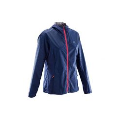 Kurtka przeciwdeszczowa do biegania RUN RAIN damska. Niebieskie kurtki damskie KALENJI. Za 99.99 zł.