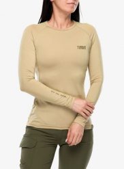 Bluza termoaktywna damska Turbat Hike Lite LS Thermo T-Shirt. Brązowe bluzy damskie TURBAT, m, bez wzorów, z materiału, bez kaptura. Za 126.49 zł.