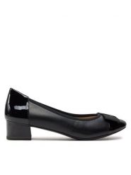 Caprice Baleriny 9-22307-42 Czarny. Czarne baleriny damskie Caprice, bez wzorów, ze skóry, bez obcasa. Za 181.99 zł.