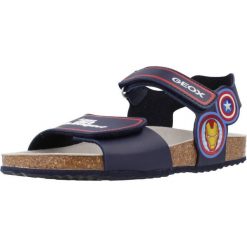 Sandały GEOX J GHITA BOY Niebieski. Niebieskie sandały męskie Geox, z syntetyku, bez zapięcia. Za 189.99 zł.
