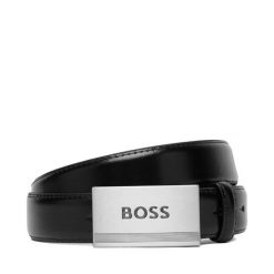 Pasek BOSS. Czarne paski damskie Boss, bez wzorów. Za 254.99 zł.