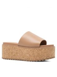 Lasocki Klapki WYL3440-4Z Brązowy. Brązowe klapki damskie Lasocki, bez wzorów, ze skóry, bez obcasa. Za 249.99 zł.
