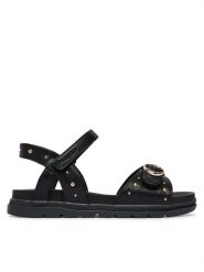 Mayoral Sandały 45740.30 Czarny. Czarne sandały dziewczęce Mayoral, ze skóry, bez zapięcia. Za 249.99 zł.