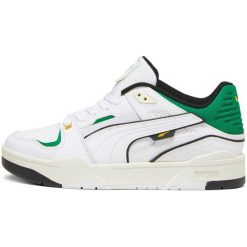 Buty do chodzenia męskie Puma Slipstream Bball. Białe buty sportowe męskie Puma, z materiału, eleganckie, bez zapięcia. Za 259.00 zł.