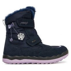 Śniegowce Primigi. Niebieskie śniegowce dziewczęce Primigi, z gore-texu, bez zapięcia. Za 489.99 zł.