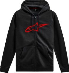 Alpinestars Bluza z kapturem ALPINESTARS AGELESS II ZIP HOODIE, Black/Red Rozmiar: XL. Czarne bluzy męskie Alpinestars, m, bez wzorów, z kapturem. Za 357.17 zł.