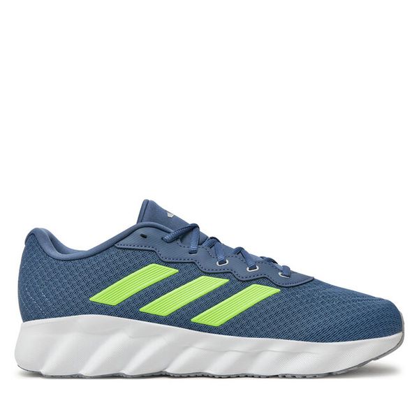 Buty do biegania adidas. Niebieskie buty sportowe męskie Adidas, bez zapięcia, do biegania. Za 569.99 zł.