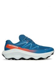 Salomon Buty do biegania Ultra Flow 2 Gtx L47981500 Niebieski. Niebieskie buty sportowe męskie Salomon, z materiału, bez zapięcia, do biegania. Za 639.99 zł.