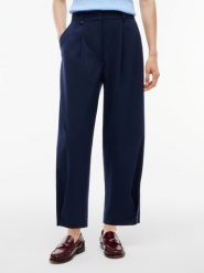 Tommy Hilfiger Spodnie Kobiety niebieski, 34. Niebieskie spodnie materiałowe damskie Tommy Hilfiger, bez wzorów. Za 529.95 zł.