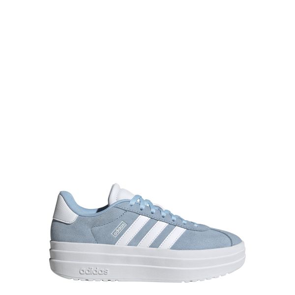 Buty VL Court Bold. Białe obuwie sportowe damskie Adidas, bez wzorów, trekkingowe. Za 299.00 zł.