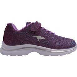 Sneakersy "Kangashine EV II" w kolorze fioletowo-jasnoróżowym. Trampki i tenisówki dziewczęce marki KangaRoos. W wyprzedaży za 82.95 zł.