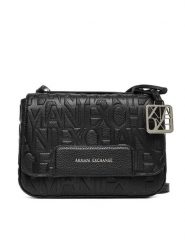 Armani Exchange Torebka XW001577 AF15774 UC001 Czarny. Czarne torebki do ręki damskie Armani Exchange, bez wzorów, ze skóry, bez dodatków. Za 489.99 zł.