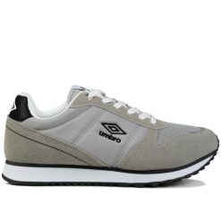 Buty męskie sportowe do chodzenia Umbro RAYANE MX. Białe buty sportowe męskie Umbro, bez zapięcia, trekkingowe. W wyprzedaży za 139.00 zł.