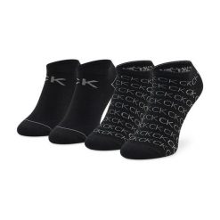 Stopki Calvin Klein. Czarne skarpety damskie Calvin Klein, bez wzorów. Za 49.99 zł.