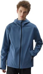 Kurtka męska softshell 4F M324 denim 4FWSS25TSOFM324 32S XL. Kurtki męskie 4f, m, bez wzorów, z denimu, bez kaptura. Za 219.89 zł.