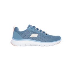 Buty damskie SKECHERS Flex Appeal 5.0 New Path. Czarne obuwie sportowe damskie Skechers, bez wzorów, do biegania. Za 259.99 zł.
