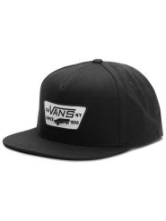 Vans Czapka z daszkiem Full Patch Snap VN000QPU9RJ Czarny. Czarne rękawiczki męskie Vans, bez wzorów, z materiału. Za 89.99 zł.