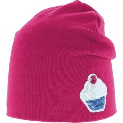 Czapka przejściowa dla dziewczynki Viking Elza. Niebieskie buty zimowe dziewczęce Viking, bez wzorów, bez zapięcia. W wyprzedaży za 17.96 zł.