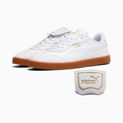 Buty damskie Puma CLUB AZURA rozmiar 37,5. Białe obuwie sportowe damskie Puma, w ażurowe wzory, z gumy, do piłki nożnej. Za 195.67 zł.