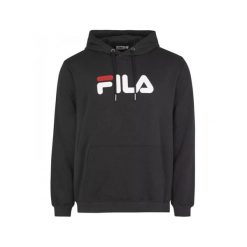 Bluza z kapturem Fila Barumini. Czarne bluzy męskie Fila, m, bez wzorów, z bawełny, z kapturem. Za 139.99 zł.