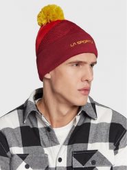 La Sportiva Czapka Knitty Y58320319 Czerwony. Czerwone czapki i kapelusze męskie La Sportiva, na zimę, bez wzorów, z materiału, sportowe. Za 169.99 zł.