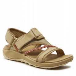 Sandały trekkingowe dla kobiet Merrell Terran 4. Brązowe obuwie sportowe damskie Merrell, trekkingowe. Za 319.99 zł.
