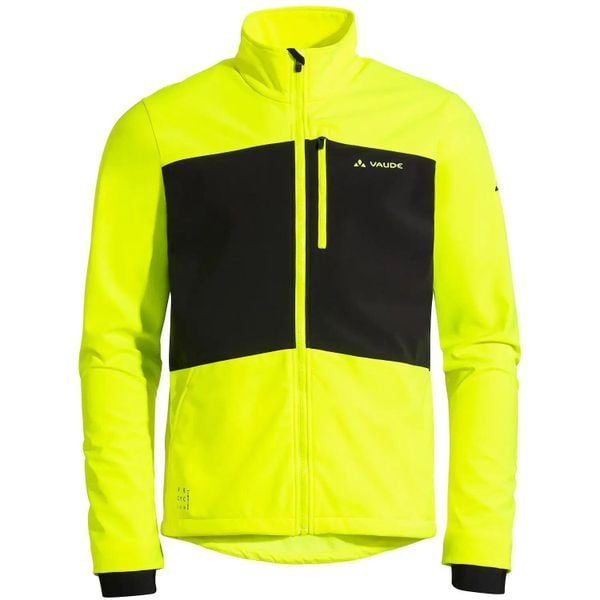 Kurtka narciarska VAUDE Virt Softshell II. Żółte kurtki męskie Vaude, m, bez wzorów, z elastanu, długie, bez kaptura, rowerowe. Za 816.75 zł.