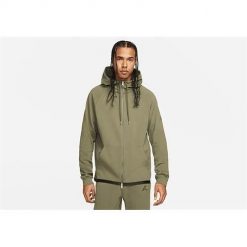 Kurtka uniwersalna męska Nike Air Jordan Essentials Warmup. Zielone kurtki męskie Nike, m, bez wzorów, casualowe, z kapturem. Za 525.00 zł.