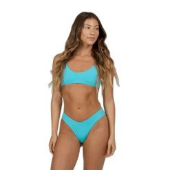 Damski 2-częściowy kostium kąpielowy Salty Crew Seafarer Skimpy V. Niebieskie bikini damskie SALTY CREW, s, bez wzorów. Za 273.50 zł.