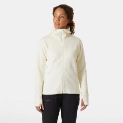 Bluza damska z kapturem Helly Hansen Evolved Air. Białe bluzy damskie Helly Hansen, m, bez wzorów, z materiału, z kapturem. Za 540.00 zł.