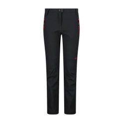 Damskie spodnie slim z softshellu CMP. Szare spodnie materiałowe dla dziewczynek CMP, na zimę, bez wzorów, ze skóry. Za 323.00 zł.