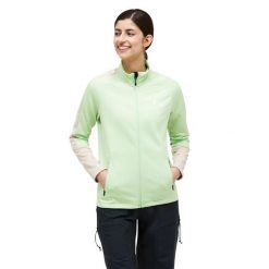 Bluza Peak Performance damska Rider Zip Jacket zielona - M. Zielone bluzy damskie Peak Performance, m, bez wzorów, bez kaptura. W wyprzedaży za 559.00 zł.
