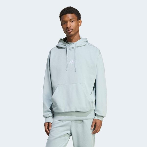 Bluza z kapturem ADIDAS. Zielone bluzy męskie Adidas, xl, bez wzorów, z bawełny, z kapturem, na fitness i siłownię. Za 149.99 zł.