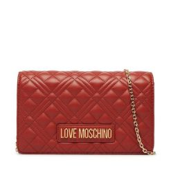 Torebka LOVE MOSCHINO. Czerwone torebki do ręki damskie Love Moschino, bez wzorów, wizytowe, bez dodatków. Za 639.99 zł.