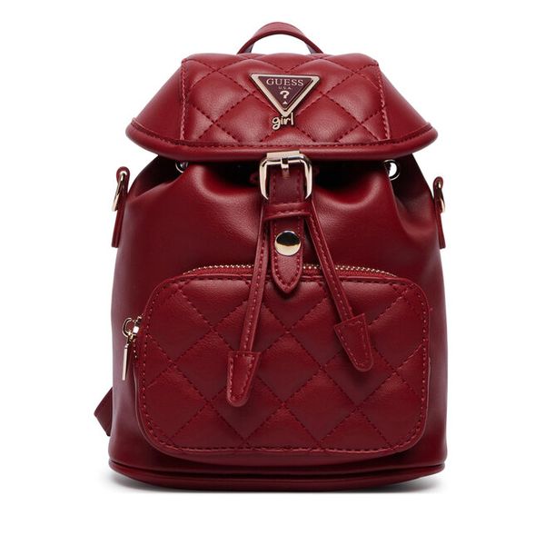 Plecak Guess. Czerwone plecaki damskie Guess, z aplikacjami. Za 324.99 zł.