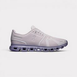 Buty do biegania damskie On Cloud 6. Fioletowe obuwie sportowe damskie On, bez wzorów, z materiału, do biegania. Za 926.00 zł.