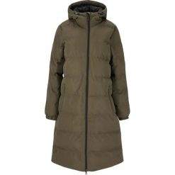 Parka dla kobiet Whistler Abella. Zielone parki damskie Whistler, bez wzorów, z materiału, eleganckie, z kapturem. Za 387.00 zł.