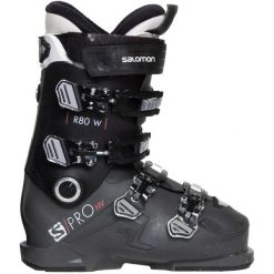 Używane buty narciarskie - SALOMON S Pro R80W, 38 cm, Stan dobry. Obuwie sportowe damskie Salomon, bez wzorów, narciarskie. Za 470.00 zł.