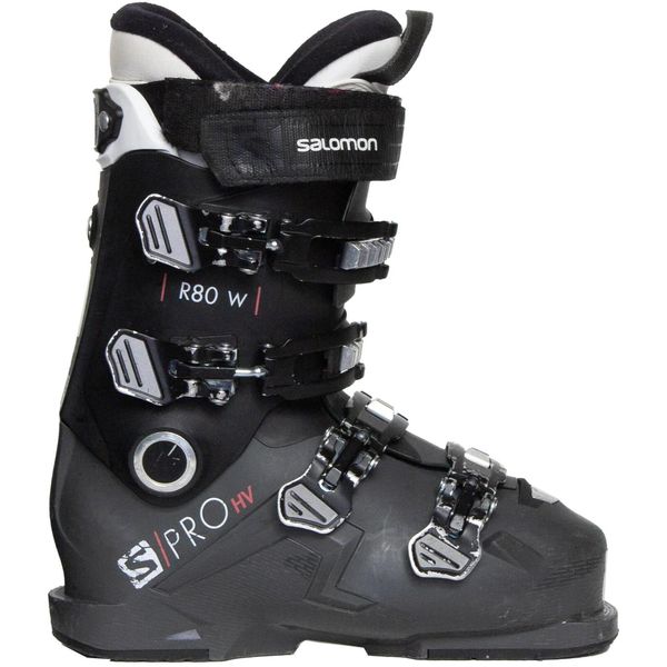 Używane buty narciarskie - SALOMON S Pro R80W, 38 cm, Stan dobry. Obuwie sportowe damskie Salomon, bez wzorów, narciarskie. Za 470.00 zł.