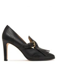 LAUREN RALPH LAUREN Półbuty Colleen Perforated Calfskin Kiltie Pump 802P02364002 Czarny. Czarne półbuty damskie Lauren Ralph Lauren, bez wzorów, ze skóry, bez obcasa, na obcasie, bez zapięcia. Za 1,199.00 zł.