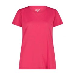 Koszulka damska z dżerseju CMP. Czerwone t-shirty damskie CMP, xl, bez wzorów, z dżerseju, sportowe, bez kołnierzyka. Za 131.00 zł.