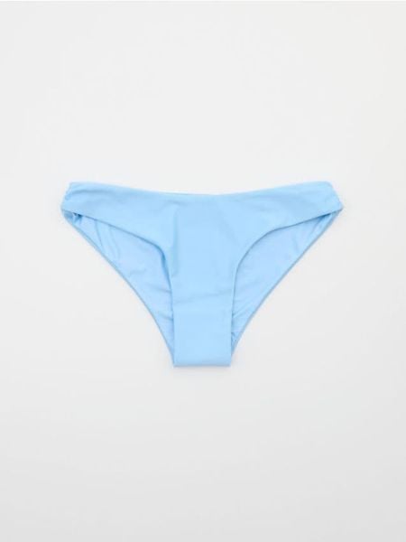 Jednolity dół od bikini - błękitny. Niebieskie bikini damskie Sinsay, l, bez wzorów. Za 19.99 zł.