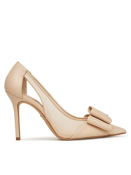 Aldo Szpilki Prestigious 14039511 Beżowy. Brązowe szpilki damskie Aldo, bez wzorów, ze skóry, bez obcasa, bez zapięcia. Za 489.99 zł.