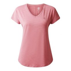 T-shirt Damski Sportowy. Czerwone koszulki sportowe damskie Dare 2b, xl, bez wzorów, bez kołnierzyka, bez ramiączek, trekkingowe. Za 78.99 zł.