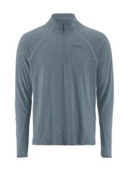 Craft Wool LS Tee M - Koszulka z długim rękawem z wełną merino – Real/Melange. Szare bluzki z długim rękawem męskie Craft, m, bez wzorów, z dżerseju, bez kołnierzyka. Za 382.00 zł.