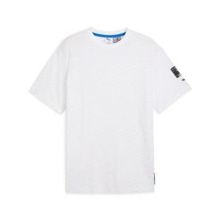 Koszulka Puma BMW MMS AOP. Białe koszulki sportowe męskie Puma, m, bez wzorów, bez kołnierzyka, bez ramiączek. Za 234.50 zł.